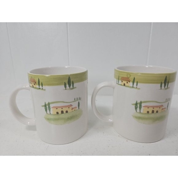 Vintage Farberware Santa Barbara Coffee Mugs Set of 2 - Picture 3 of 5